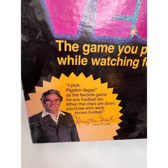 Vintage 1980 Pigskin Vegas Betting Sports Game - Jimmy the Greek - Picture 2 of 8